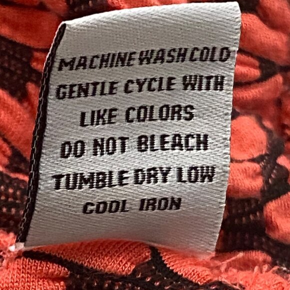 Habitat Sleeveless coral pink Red Textured Knit Dress M  Rayon Blend stretch - Picture 6 of 11